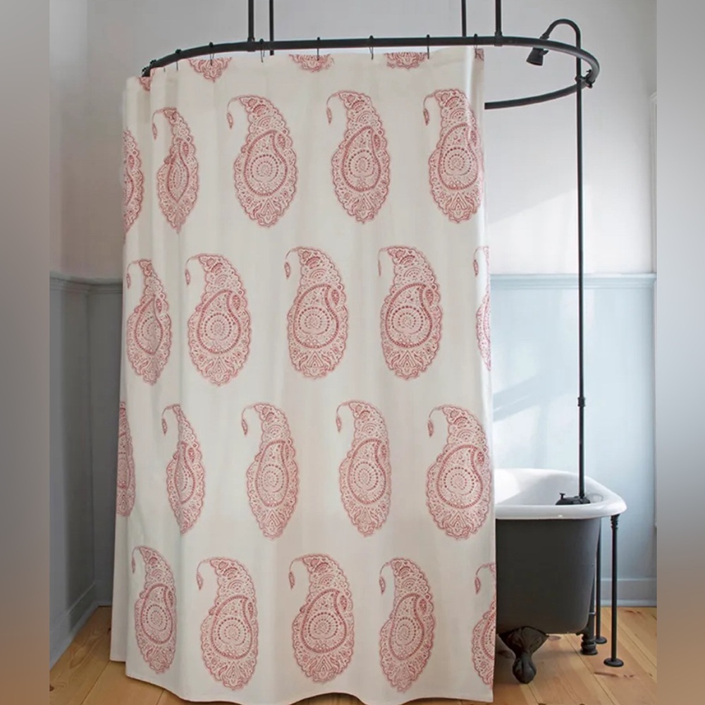 NWT, Pierette Shower Curtains..
Tags: bath, Madder Red, Pierette, Shower curtain